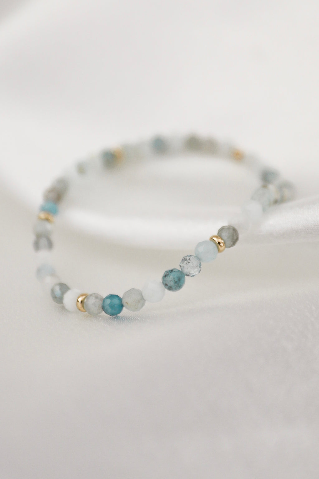 March Birthstone Bracelet: Aquamarine
