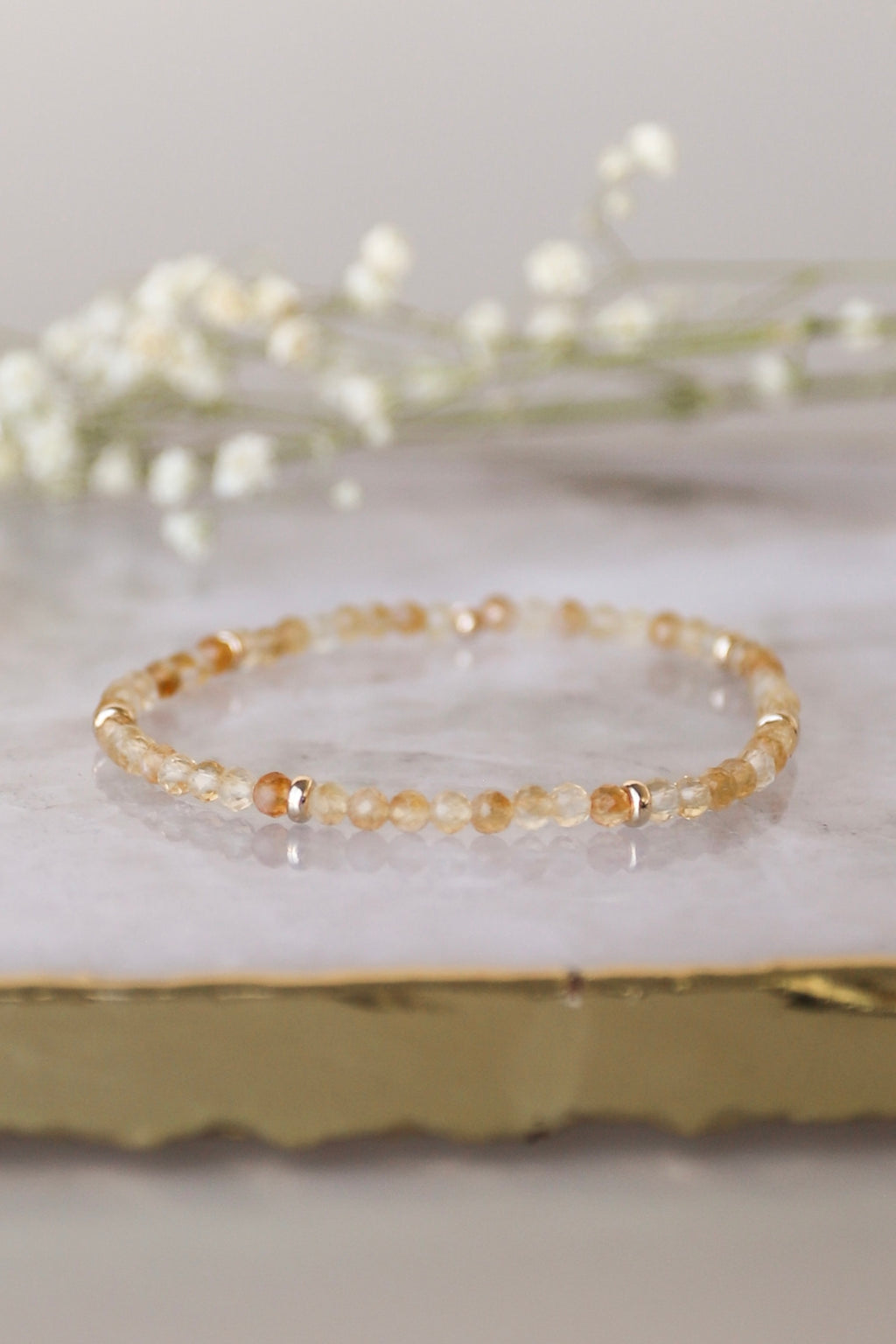November Birthstone Bracelet: Citrine