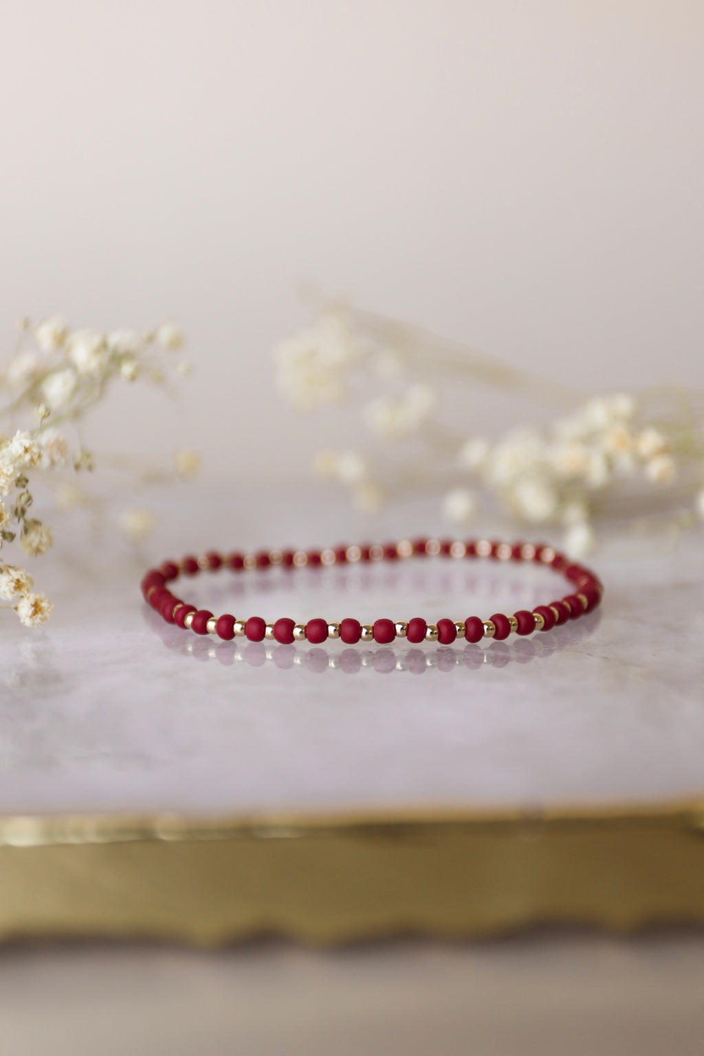 Seed Bead | Matte Maroon