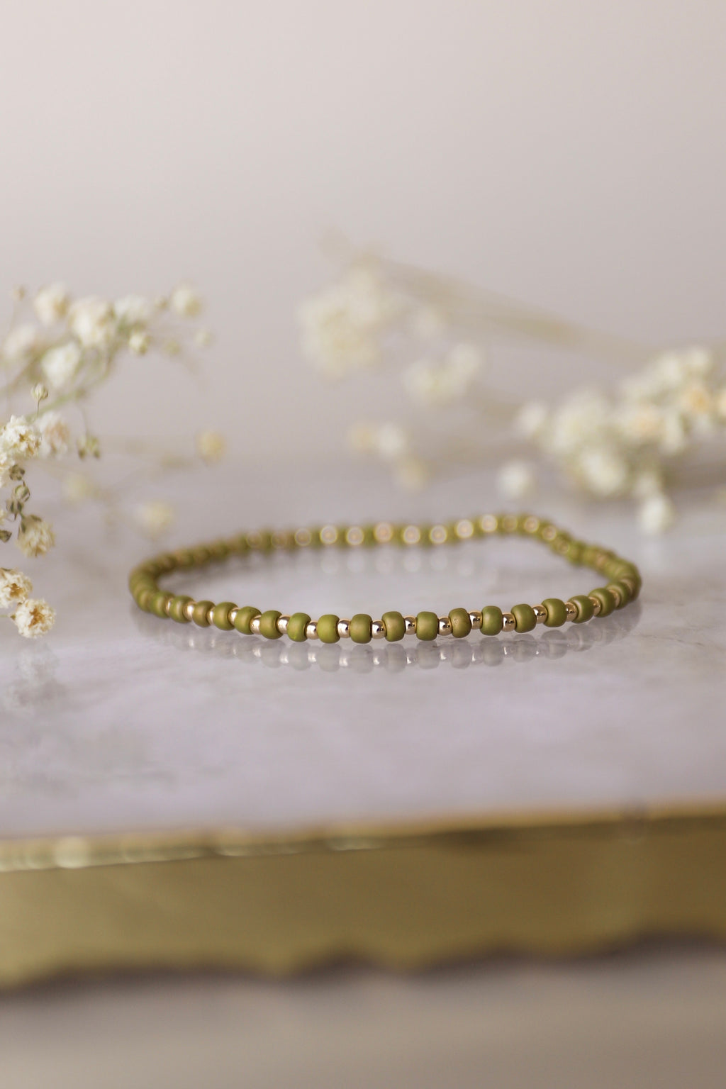 Seed Bead | Matte Olive