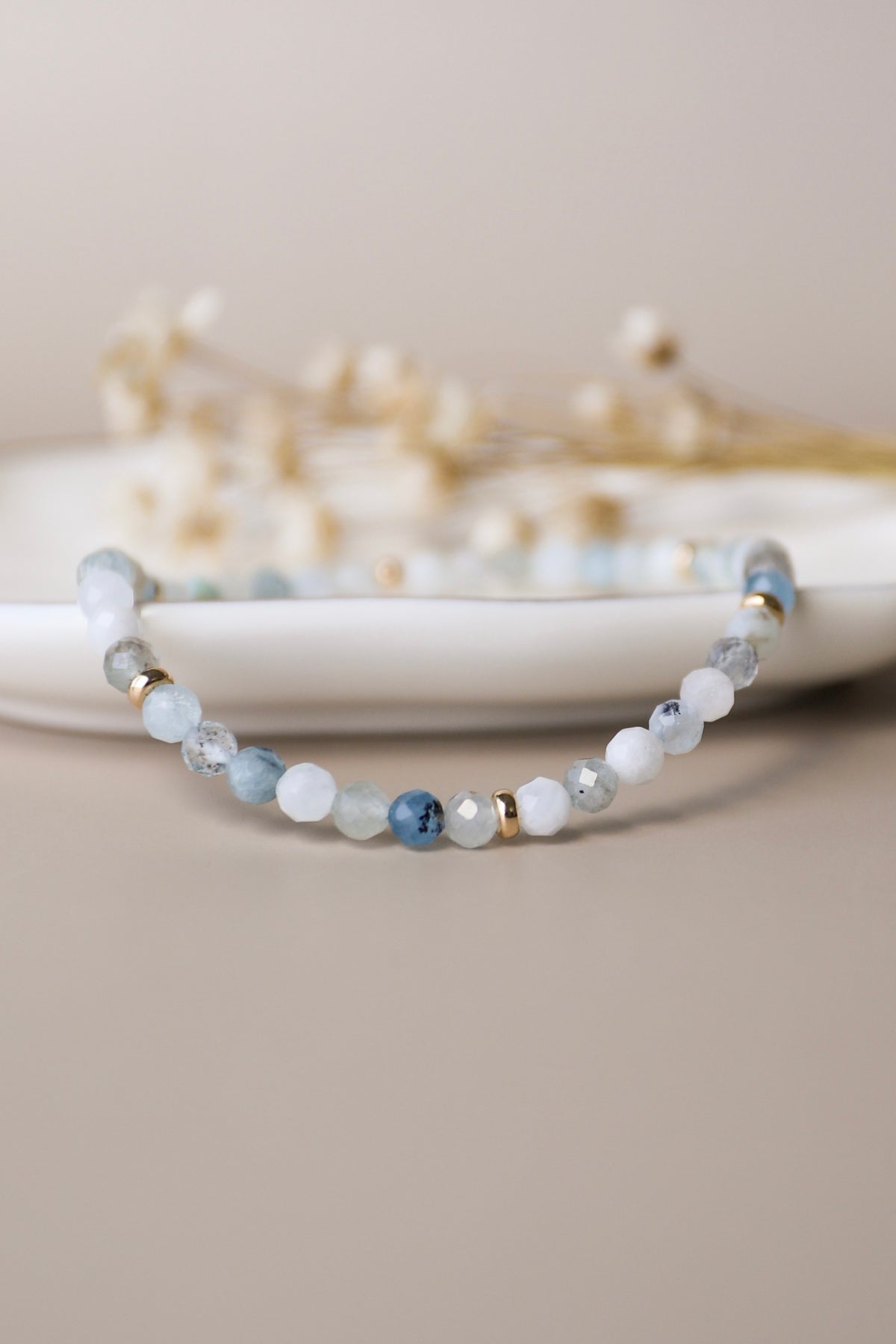 March Birthstone Bracelet: Aquamarine