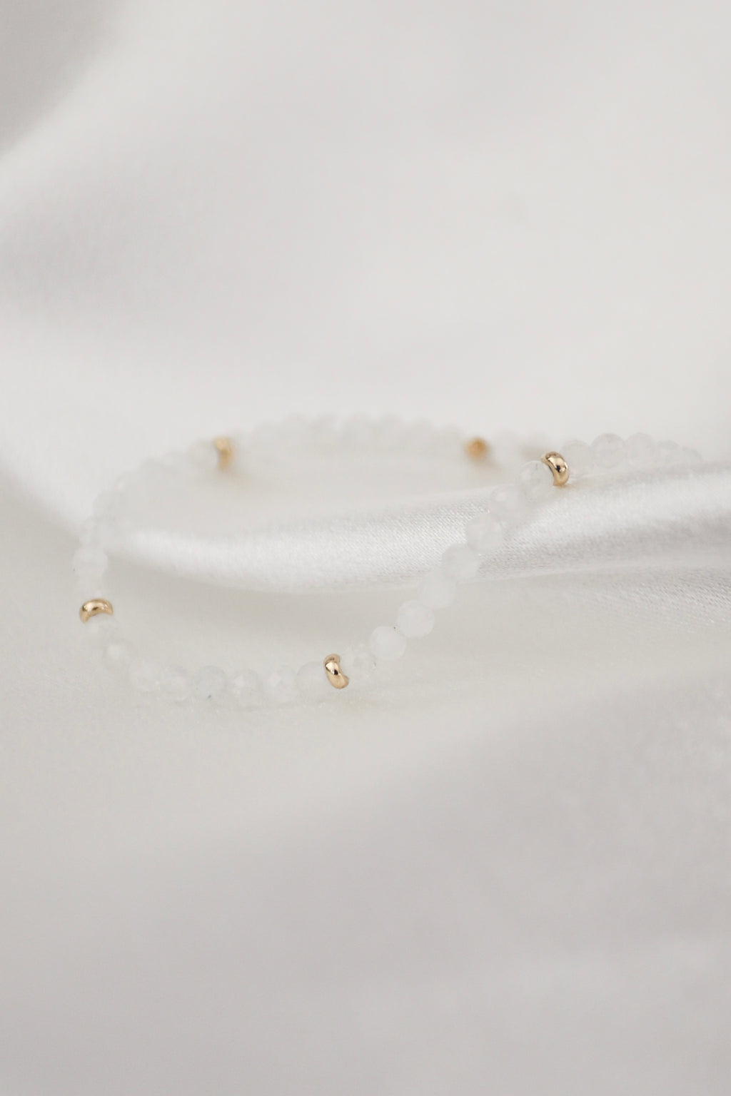 June Birthstone Bracelet: Moonstone