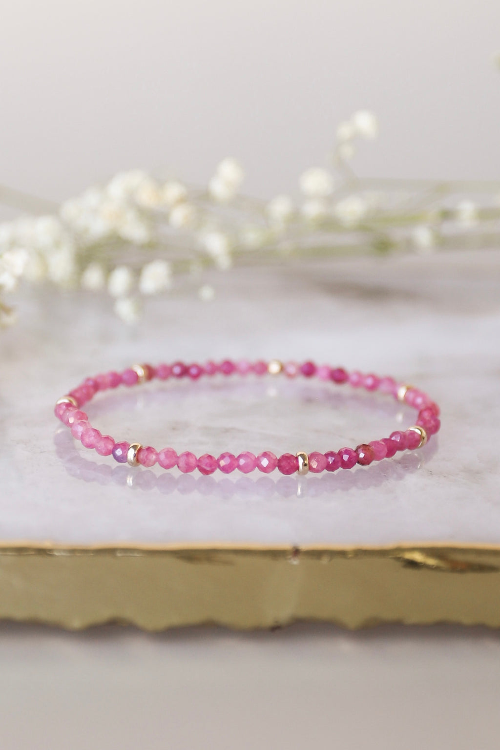 October Birthstone Bracelet: Tourmaline