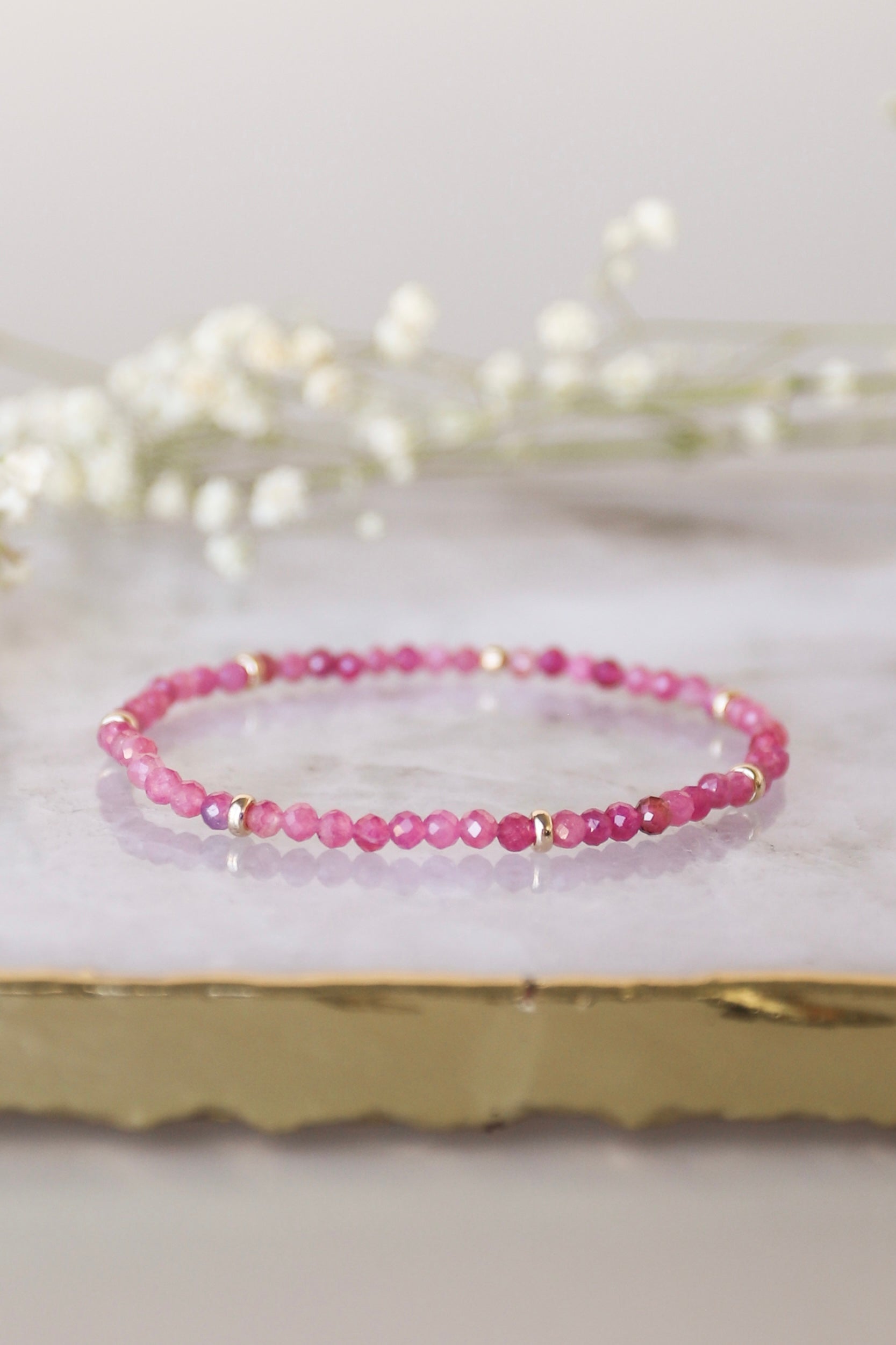 October Birthstone Bracelet: Tourmaline