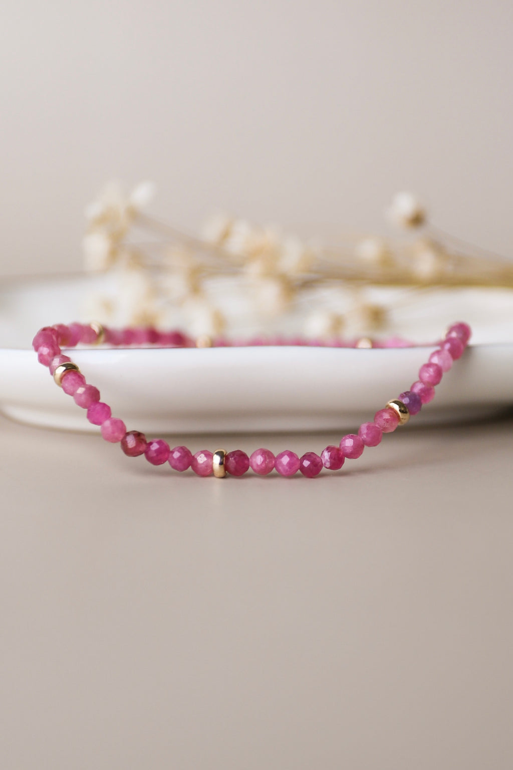 October Birthstone Bracelet: Tourmaline