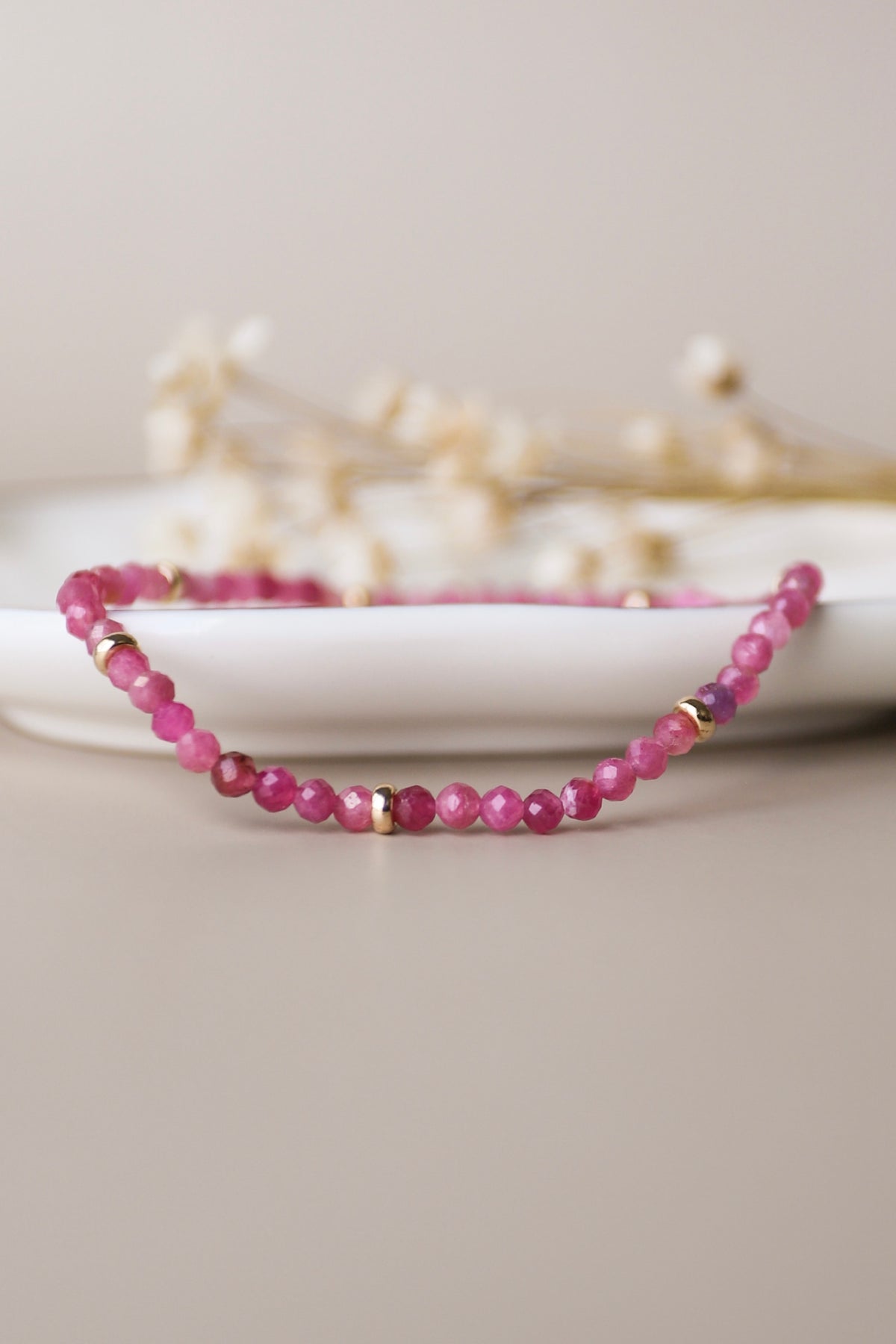 October Birthstone Bracelet: Tourmaline