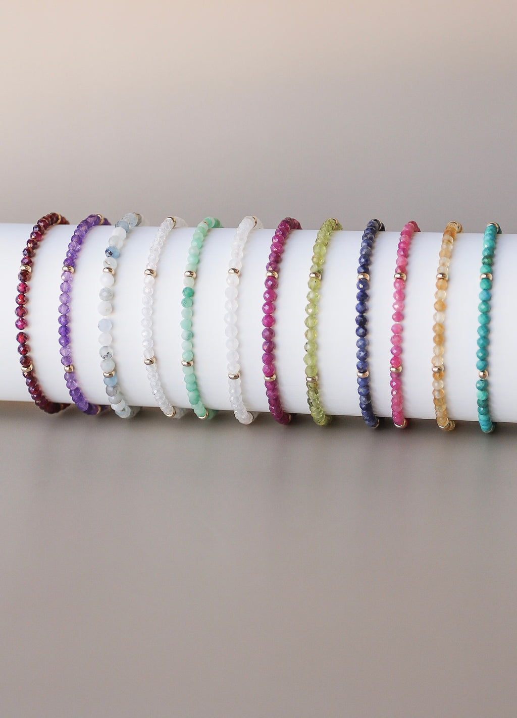 April Birthstone Bracelet: Crystal