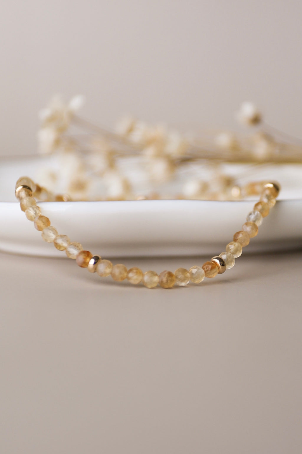 November Birthstone Bracelet: Citrine