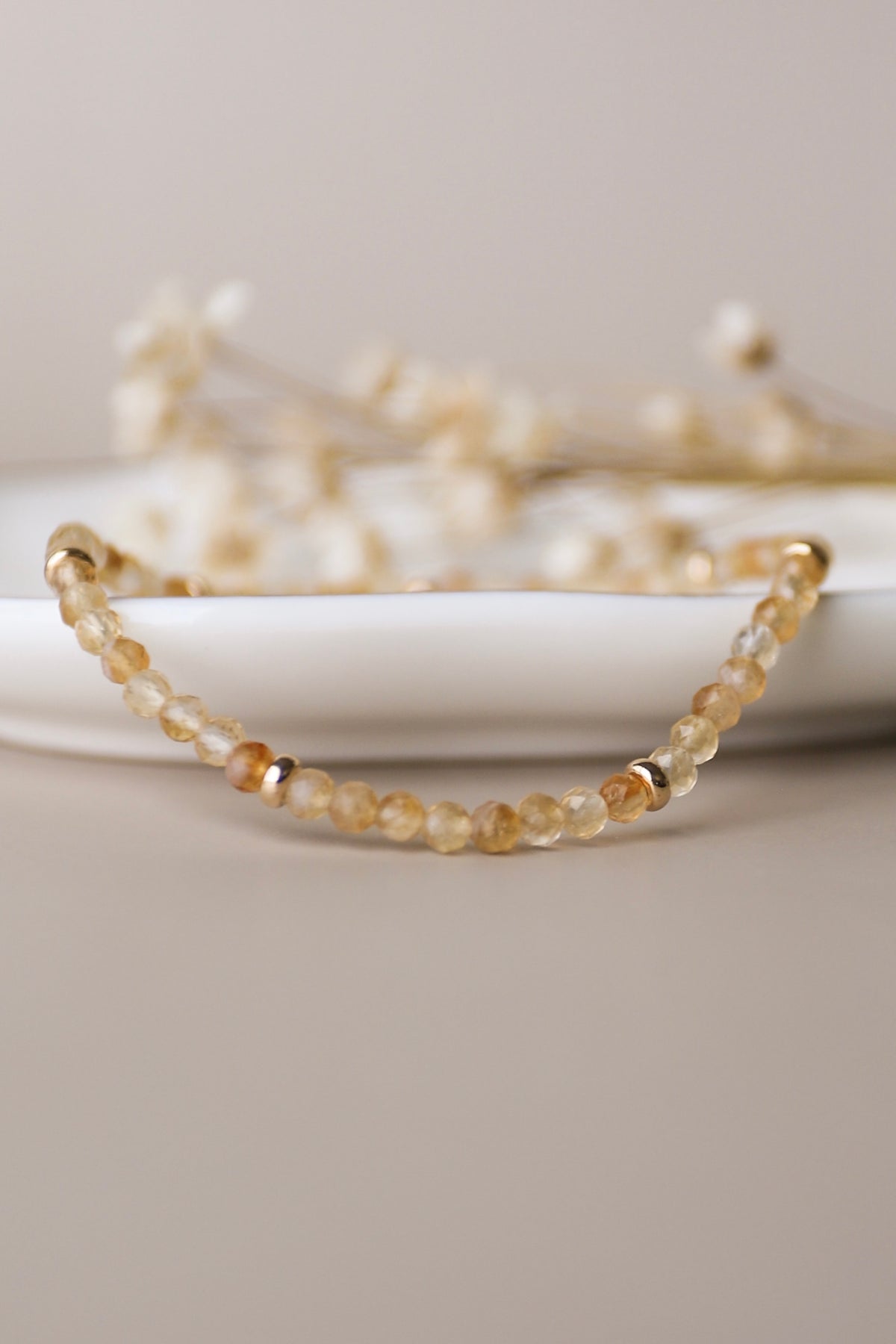 November Birthstone Bracelet: Citrine