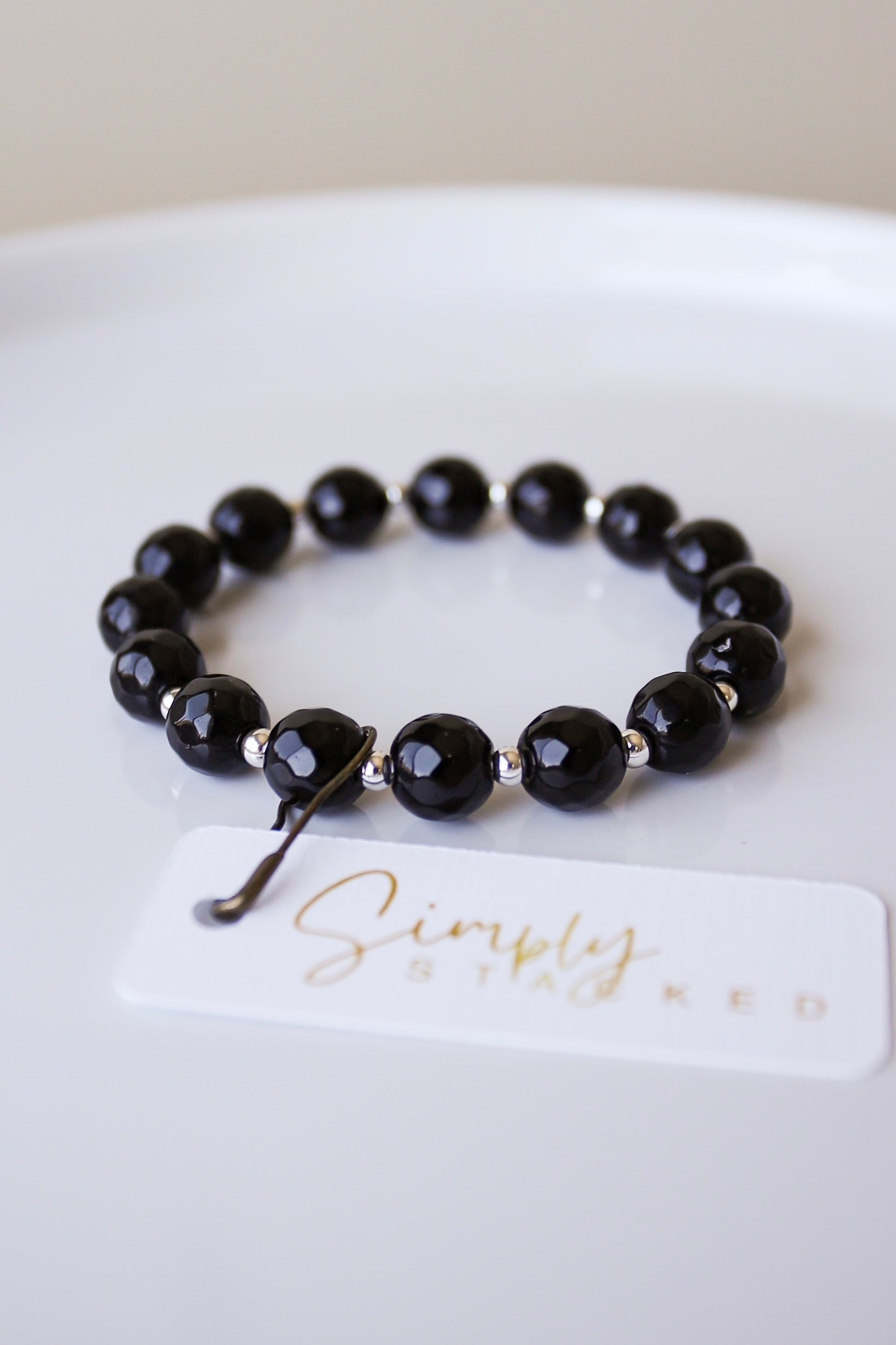 DISCOUNTED | 8mm Black Onyx