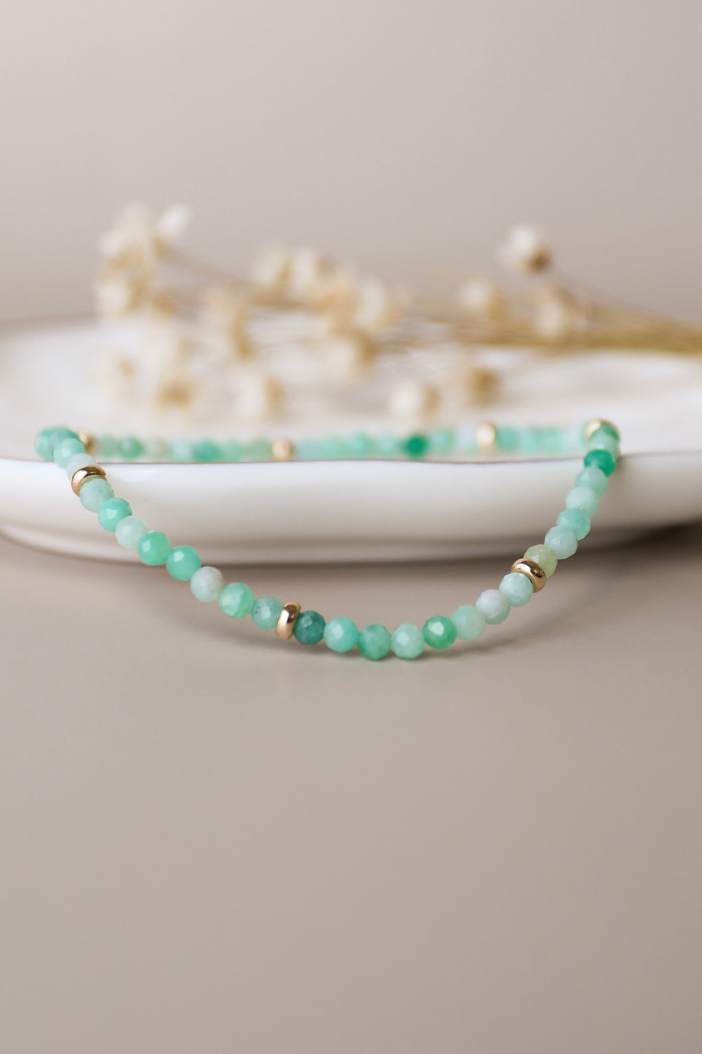 May Birthstone Bracelet: Emerald