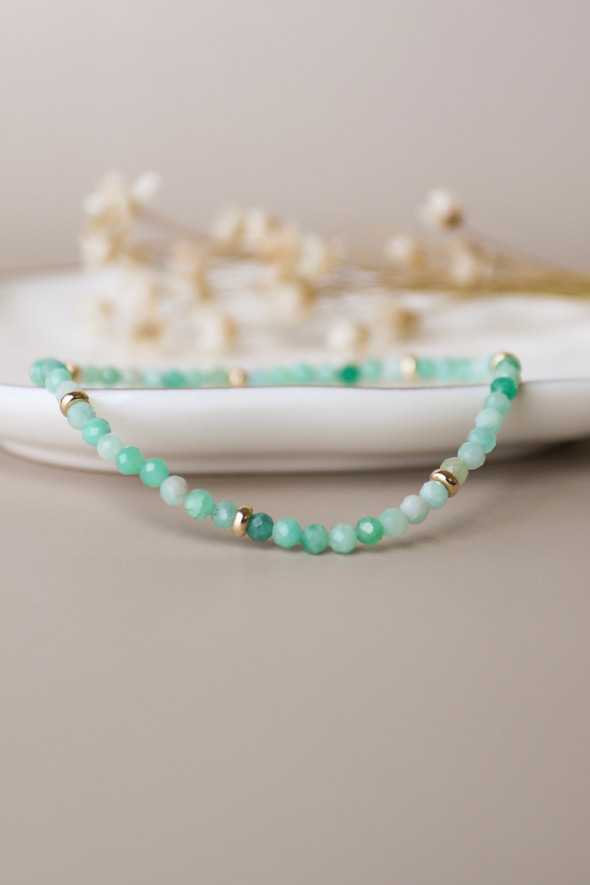 May Birthstone Bracelet: Emerald