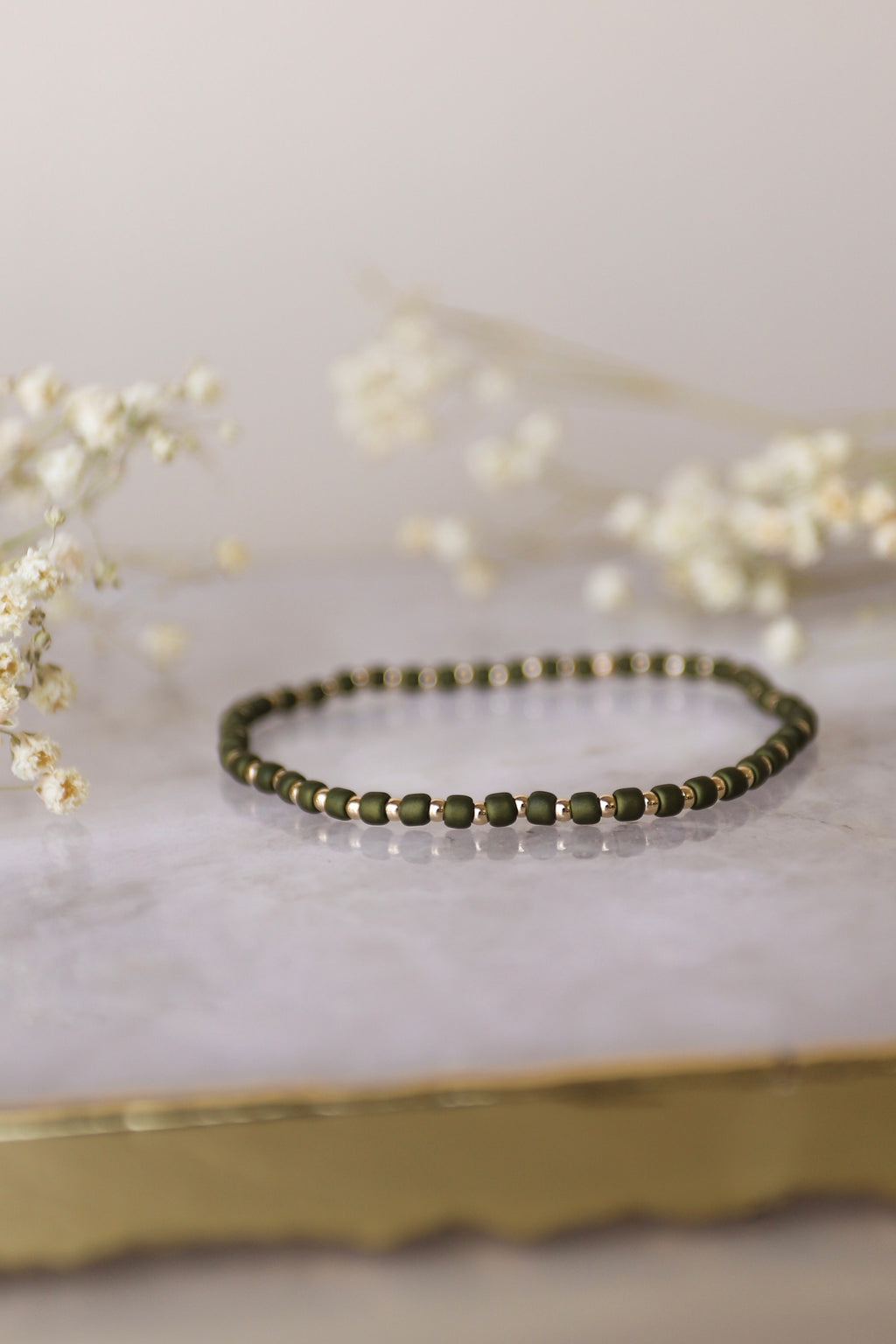 Seed Bead | Matte Dark Olive