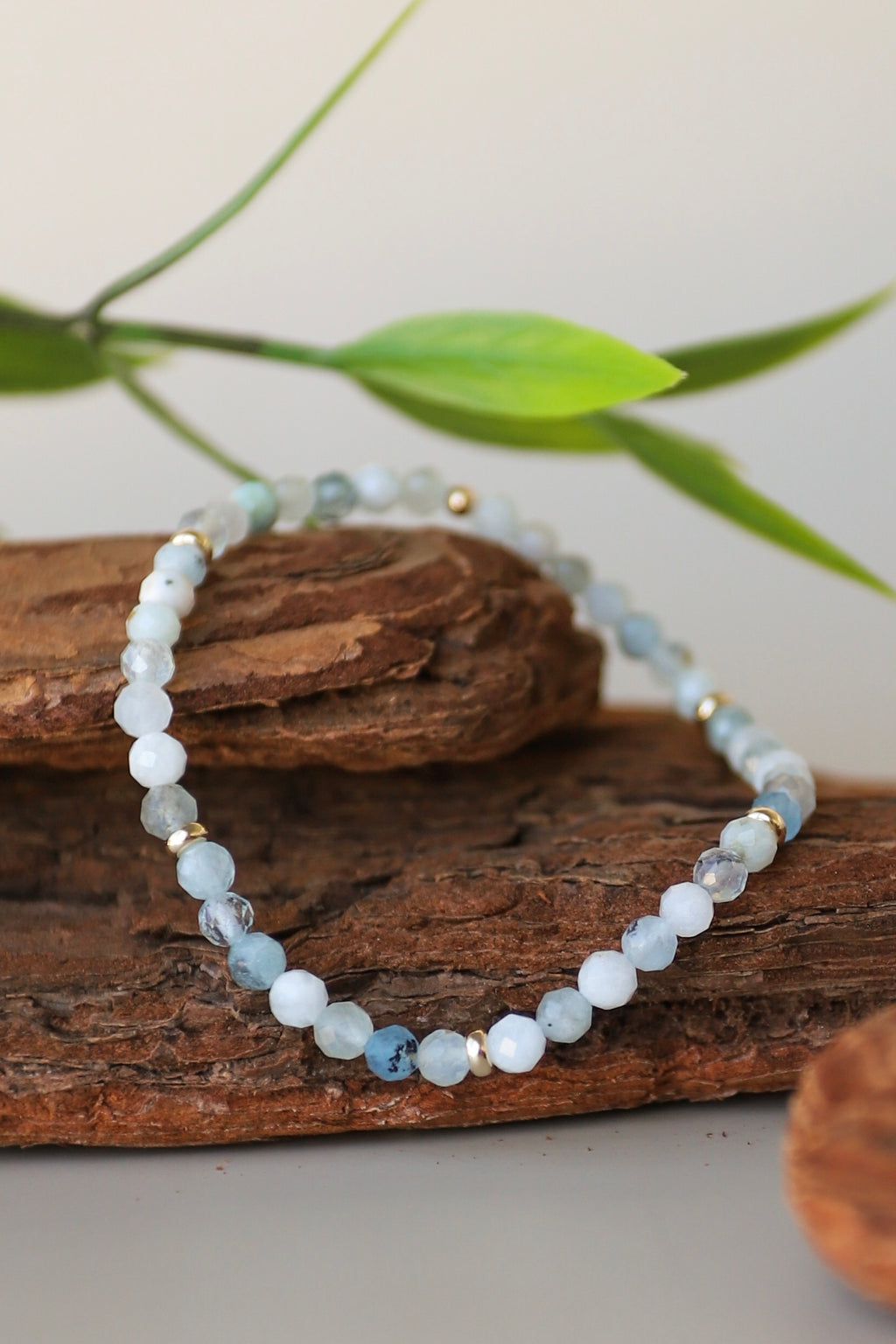 March Birthstone Bracelet: Aquamarine