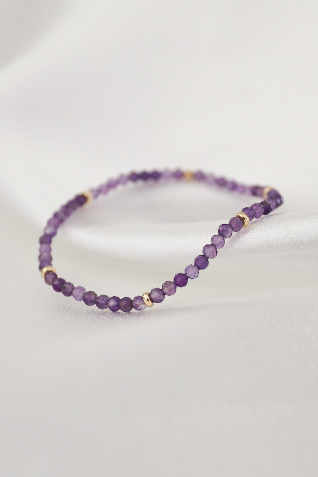 February Birthstone Bracelet: Amethyst