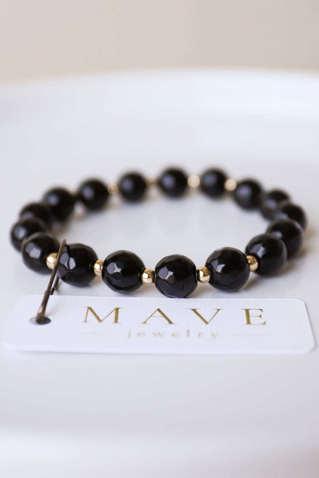 DISCOUNTED | 8mm Black Onyx