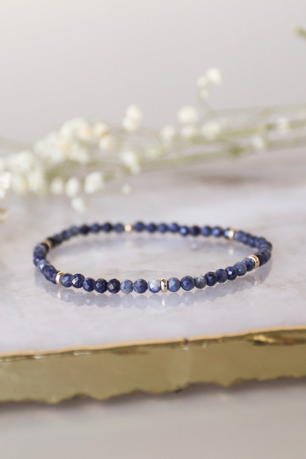 September Birthstone Bracelet: Sapphire