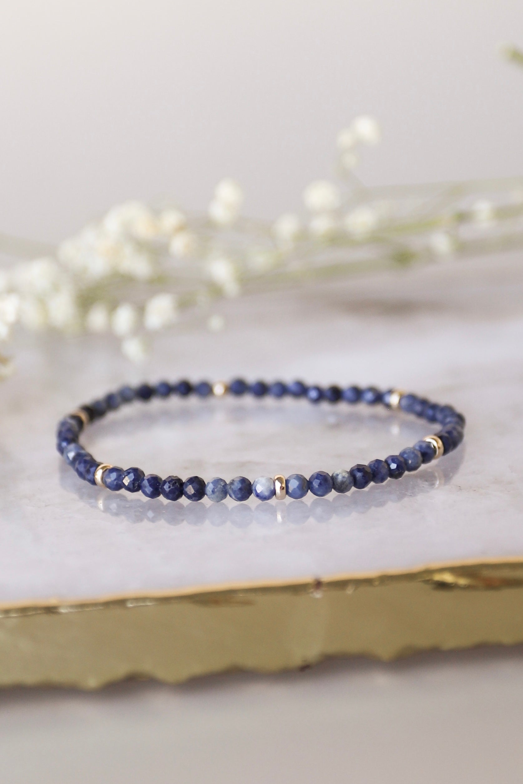 September Birthstone Bracelet: Sapphire