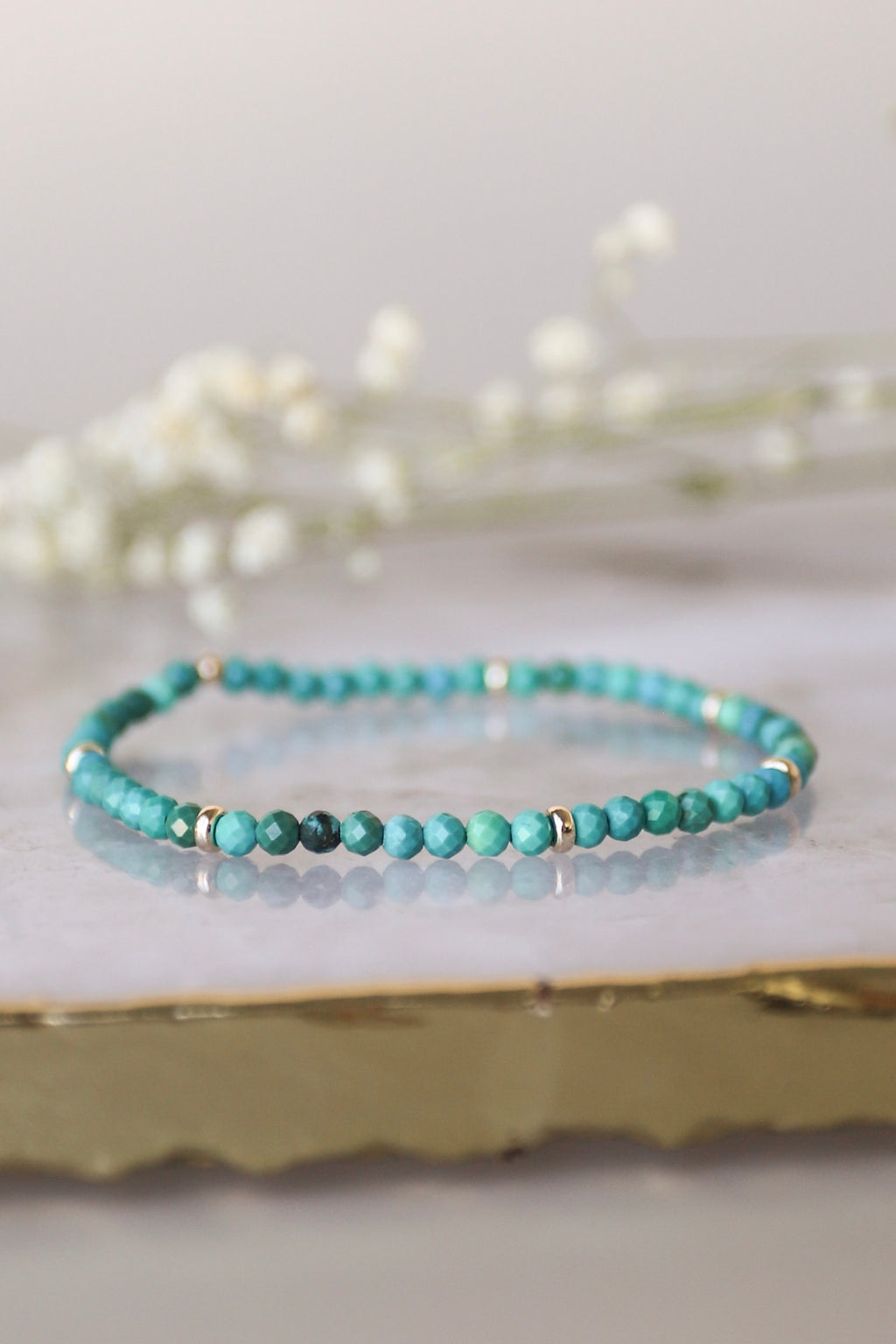 December Birthstone Bracelet: Turquoise