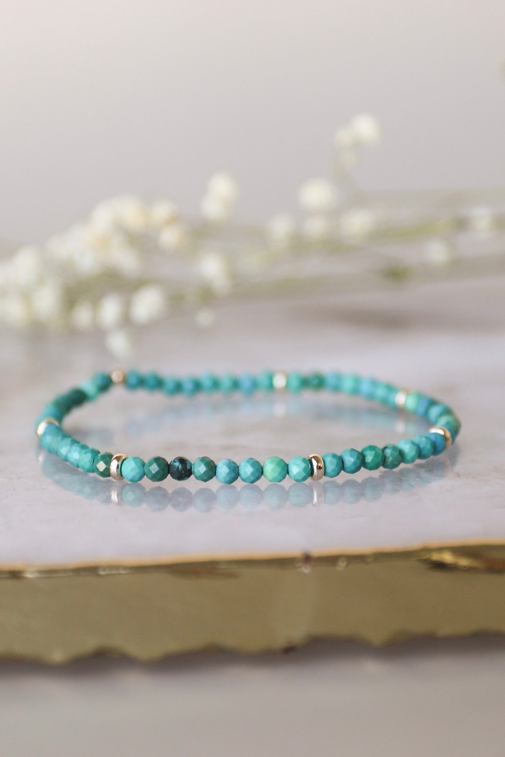 December Birthstone Bracelet: Turquoise