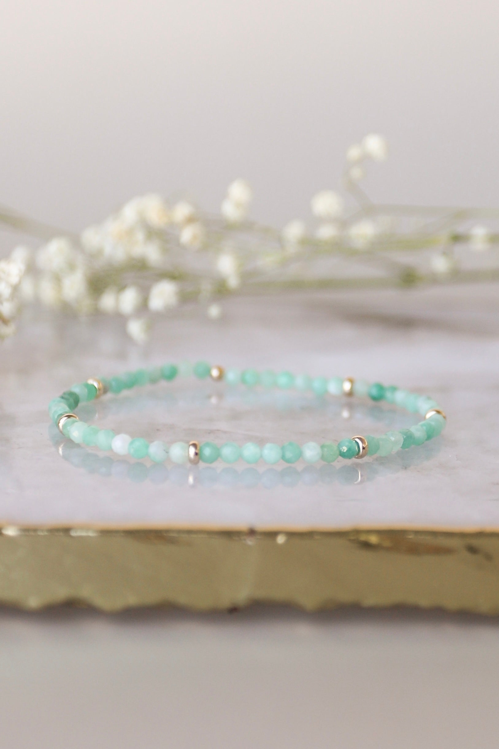 May Birthstone Bracelet: Emerald